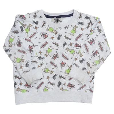Sweatshirt (Gray, Multicolored) from Pettson och Findus Cotton