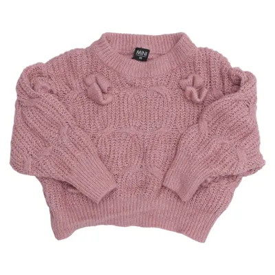 Sweater (Pink) fra Mini Akryl, Elastan, Polyester