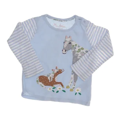 Lange mouwen shirt (Blauw, Wit, Meerkleurig) van Mini Boden Katoen