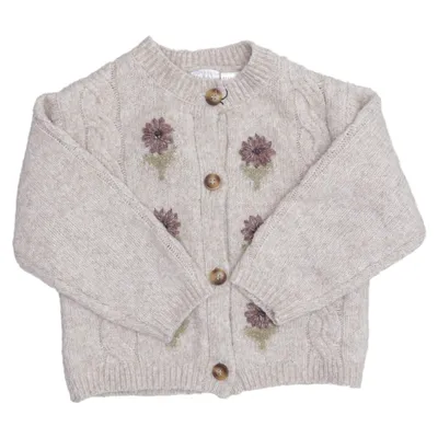 Kofta (Beige) från Zara Polyester, Ull