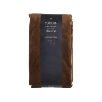 Plooigordijnen (Mali cognac) van Hemtex