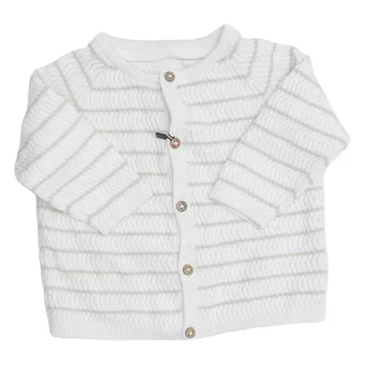 Cardigan (Blanc, Beige) de Baby C&A Coton
