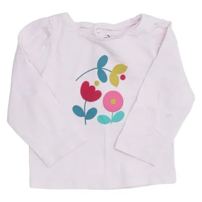 T-shirt à manches longues (Rose, Multicolore) de Jacadi Coton