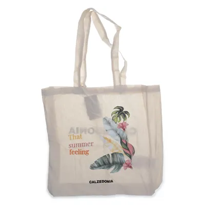 Canvas tas (Beige) van Calzedonia Gerecycled katoen