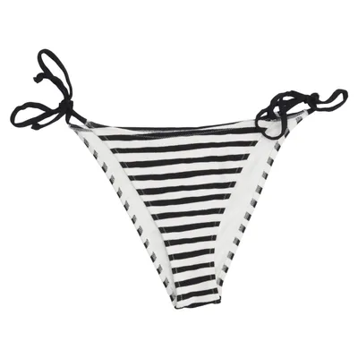 Bikiniunderdel (Svart, Vit) från H&M Elastan, Återvunnen polyester