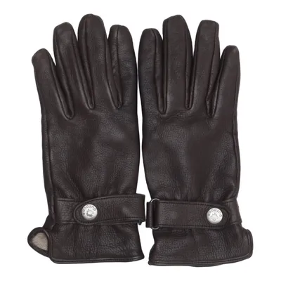 Läderhandskar (Brun) från Outdoor Kashmir, Skinn, Ull