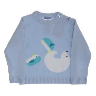Sweater (Blå, Hvid, Grøn) fra Jacadi Kashmir, Polyamid, Uld