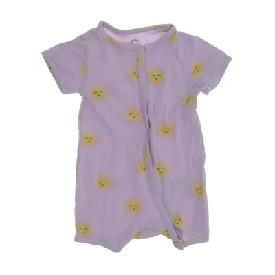 Sparkdräkt (Lila, Gul) från Cubus Mini Elastan, Ekologisk bomull