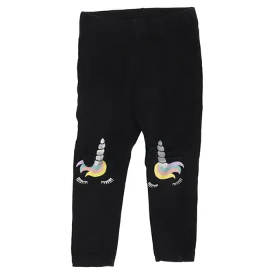 Leggings (Svart, Flerfärgad) från Lindex Kids Bomull, Elastan