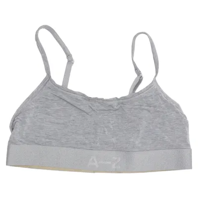 Bralette (Grå) från A-Z by Zlatan Bomull, Elastan, Modal