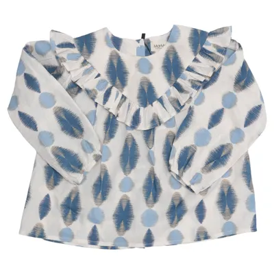 Blouse (Beige, Blauw, Meerkleurig) van MarMar Copenhagen