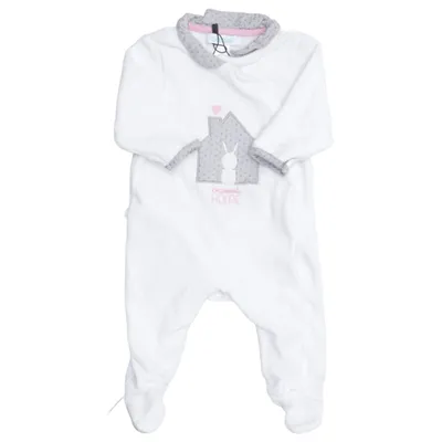Rompertjes (Wit, Grijs, Roze) van Obaïbi Katoen, Polyester