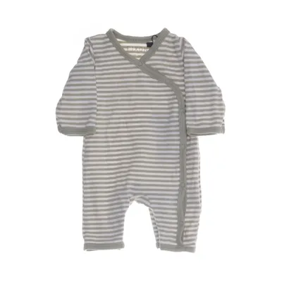 Rompers (White, Green) from Fixoni Elastane, Organic cotton
