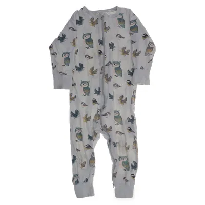 Mjukisdräkt (Vit, Flerfärgad) från Lindex Baby Bomull