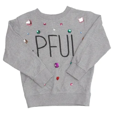 Sweatshirt (Gris, Multicolore) de Yes My Love Coton