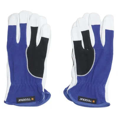 Gants de protection (Blanc, Bleu) de Tegera