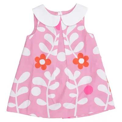 Dress (Pink, White, Multicolored) from Jacadi Cotton