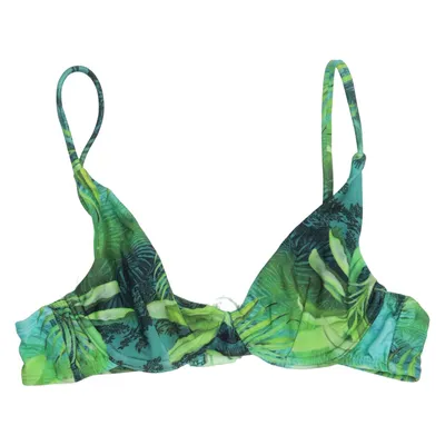 Bikini top (Green, Blue, Multicolored) from ASOS Swim Elastane, Polyamide, Polyester