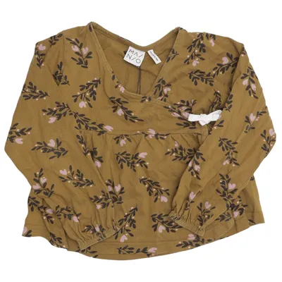 Wikkelblouse (Groen, Meerkleurig) van Mano Katoen