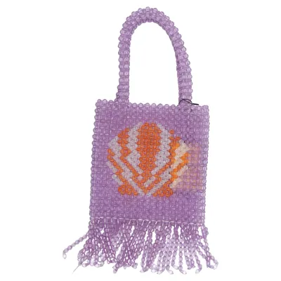 Handtasche (Lila, Orange)