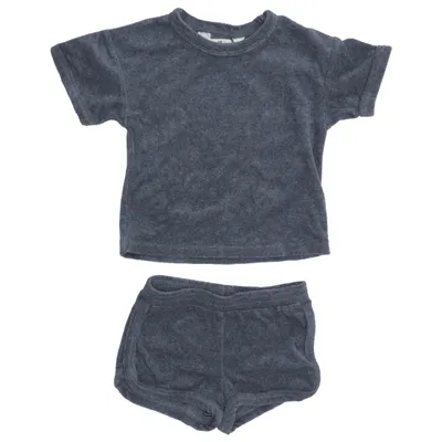 Set (Blauw) van H&M Katoen, Polyester