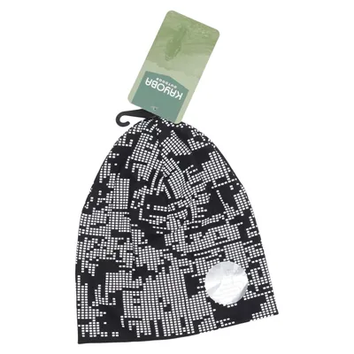 Beaniehue (Sort, Hvid) fra Kayoba Bomuld, Polyester