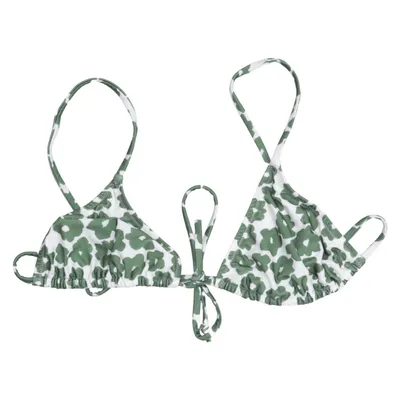Bikini top (Groen, Wit) van Butter & Hazel Elastaan, Polyester