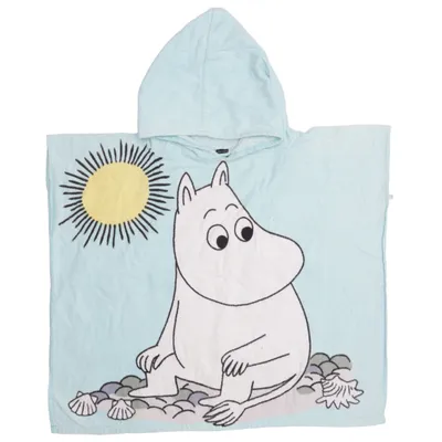 Badcape (Blå, Vit, Gul) från Moomin