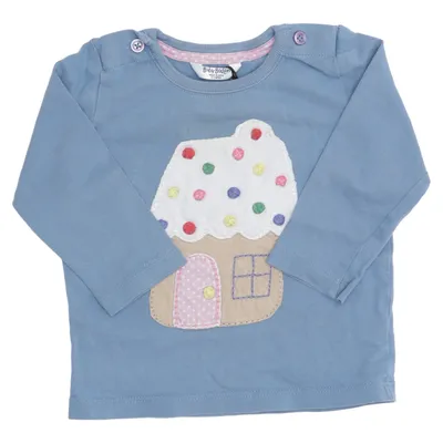 Lange mouwen shirt (Blauw, Meerkleurig) van Baby Boden Katoen