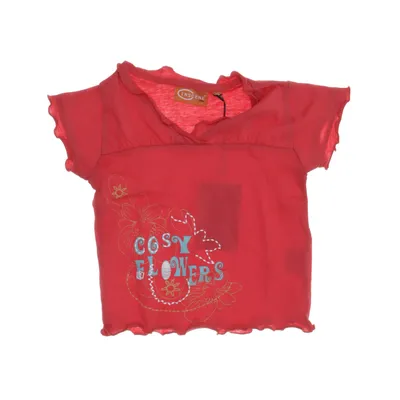 T-shirt (Red, Multicolored) from InScene Cotton