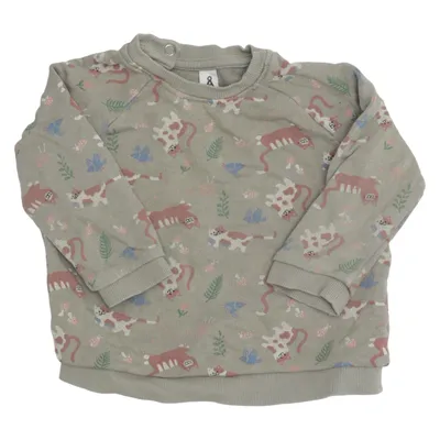 Sweatshirt (Groen, Meerkleurig) van Åhléns Kids Katoen