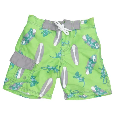 Swim shorts (Green, Multicolored) from Gymboree Cotton, Elastane, Polyester