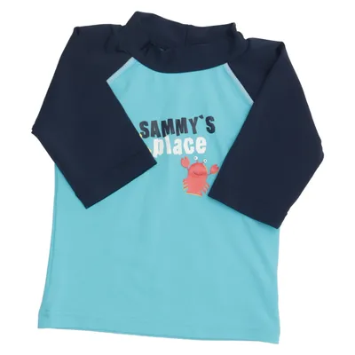 Zwemshirt (Blauw) van TCM Elastaan, Polyamide