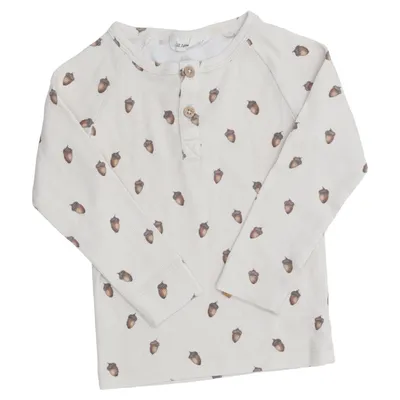 T-shirt manches longues (Elo Ls Slim Top) de Lil' Atelier Élasthane, Lyocell, Coton biologique