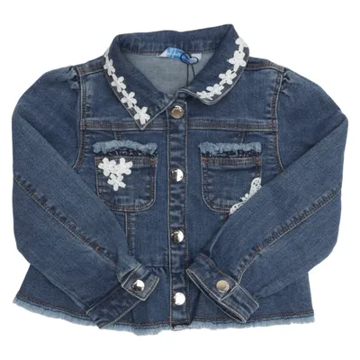 Veste en jean (Bleu) de Mayoral Coton, Élasthane