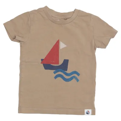 T-shirt (Beige, Flerfärgad) från Next Bomull