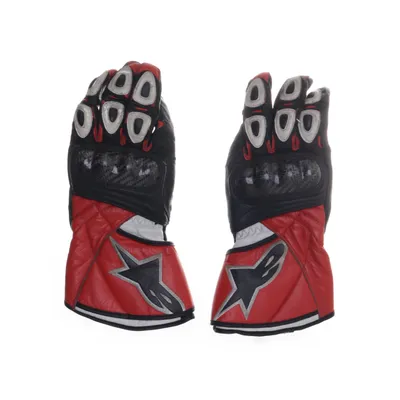 Motorcycle gloves (Red, Black) from Alpinestars