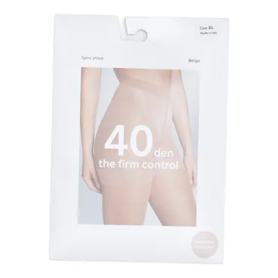 Collants en nylon (Beige) de Lindex Élasthane, Polyamide