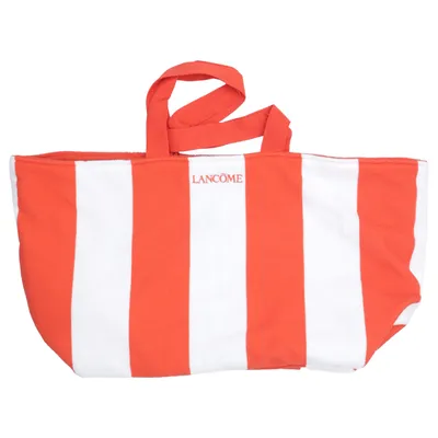 Canvas bag (Red, White) from Lancôme Recycled polyester