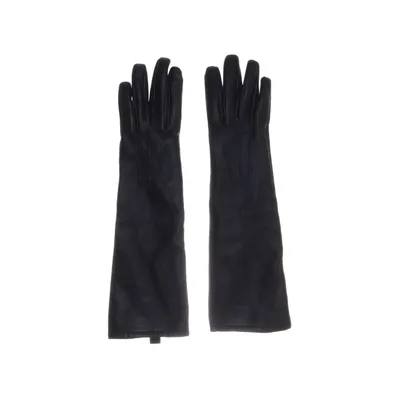 Leren handschoenen (Zwart) van Ganni