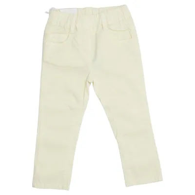 Chinos (Yellow) from Eddie Pen Cotton, Elastane, Lyocell