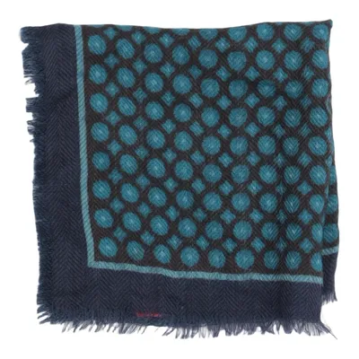 Handkerchief (Blue, Brown) from Altea Silk, Wool