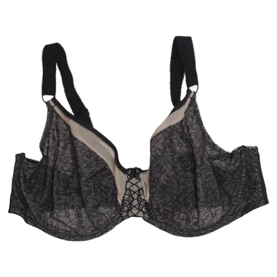 Bra (Black, Beige) from Elomi Elastane, Polyamide, Polyester