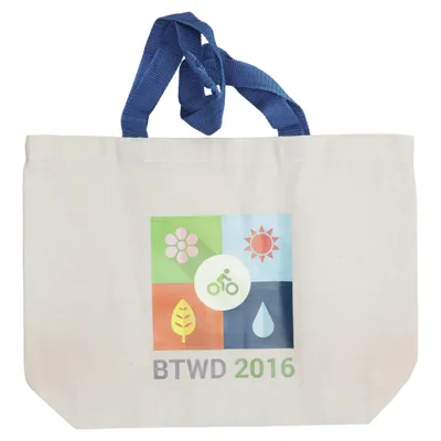 Canvas bag (Bike To Work Day) from Gemline Cotton