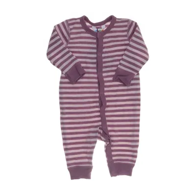 Rompers (Purple, White) from Joha Merino wool, Polyamide