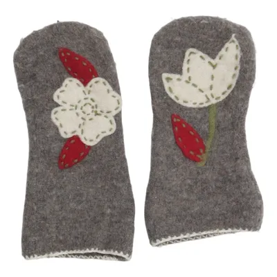 Mittens (Gray) from Gudrun Sjödén Wool