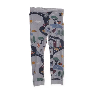 Pyjama broek (Grijs, Meerkleurig) van Polarn O. Pyret Katoen, Elastaan