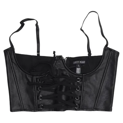 Bustier (Sort) fra Current Mood Polyurethan, Viscose
