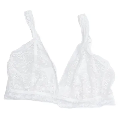 Bralette (Vit) från Lace Laboratory Elastan, Polyamid