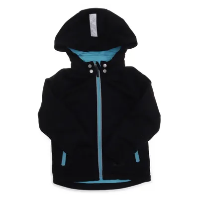 Softshell jacket (Zwart, Turquoise) van MyWear Active Polyester